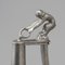 Vase Art Déco en Étain de GAB, 1930s 4