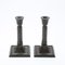 Candleholders in Disco Metal by Just Andersen, 1920s, Set of 2, Image 3