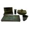 Swedish Patinated Bronze Desk Set from GAB, 1930s, Set of 5, Image 1