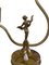 Lampe de Bureau à Double Bras en Laiton avec Figurine dansante par Ystad-Metall, Suède, 1930s 7