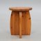 Tabouret Rustique en Pin, Suède, 1970s 3