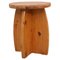 Tabouret Rustique en Pin, Suède, 1970s 1