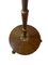 Mid-Century Swedish Floor Lamp with Silk Shades and Brass Detail, 1930s, Image 5