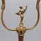 Lampadaire Mid-Century avec Abat-jours en Soie et Détails en Laiton, Suède, 1930s 3