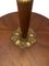Schwedische Mid-Century Stehlampe mit Seidenschirmen & Messingdetail, 1930er 8