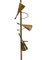 Mid-Century Brass Tension Pole Lamp with Spiral Arms and Cone Shades attributed to Stiffel, 1950s, Image 2