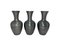 Pewter Vases attributed to Schreuder & Olsson, Sweden, 1970s, Set of 3, Image 2