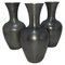 Pewter Vases attributed to Schreuder & Olsson, Sweden, 1970s, Set of 3, Image 1