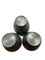 Pewter Vases attributed to Schreuder & Olsson, Sweden, 1970s, Set of 3, Image 6