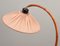 Art Deco Style Pink Swan Neck Floor Lamp from Markslöjd, 1970s, Image 6