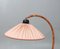 Lampadaire Style Art Déco à Col de Cygne Rose de Markslöjd, 1970s 3