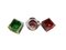 Sommerso Murano Glass Bowls attributed to Flavio Poli for Seguso, Italy, 1950s, Set of 3, Image 4