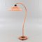 Lampadaire Ajustable à Col de Cygne avec Abat-Jour Rose de Markslöjd, Suède, 1970s 2