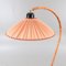 Lampadaire Ajustable à Col de Cygne avec Abat-Jour Rose de Markslöjd, Suède, 1970s 3