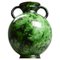 Swedish Art Deco Green Glazed Ceramic Vase by Erik Mornils for Nittsjö, 1930s, Image 1