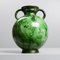 Swedish Art Deco Green Glazed Ceramic Vase by Erik Mornils for Nittsjö, 1930s, Image 2