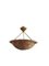 Swedish Alabaster Pendant Lamp with Gilded Details, 1940s, Image 6
