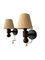 Vintage Wall Lamps in Stained Pine from Markslöjd, Sweden, 1970s, Image 2
