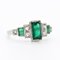Vintage Rubin & Diamant Ring, 1920er 3