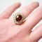 Vintage Cocktailring mit Turmalin und Diamanten 10