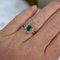 Vintage Smaragd & Diamant Ring, 1970er 9