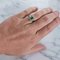 Vintage Smaragd & Diamant Ring, 1970er 2