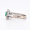 Vintage Smaragd & Diamant Ring, 1970er 7