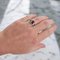 Vintage Rubin & Diamant Ring, 20. Jahrhundert 2