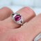 Vintage Rubin & Diamant Ring, 20. Jahrhundert 11