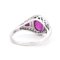 Vintage Rubin & Diamant Ring, 20. Jahrhundert 5