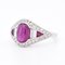 Vintage Rubin & Diamant Ring, 20. Jahrhundert 10