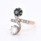 Belle Époque Toi et Moi Diamant & Saphir Ring, 1890er-1910er 9