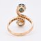 Belle Époque Toi et Moi Diamant & Saphir Ring, 1890er-1910er 6