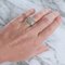 Art Deco Siegelring aus Gold, Platin und Diamanten, 20. Jahrhundert 1