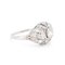 Art Deco Platinum and Diamond Ring, 20th Century 3