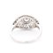 Art Deco Platinum and Diamond Ring, 20th Century 4