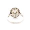 Art Deco Ring aus 18 Karat Gold, Platin und Diamanten, 20. Jahrhundert 4