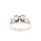 Toi et Moi Ring, 18 Karat Gold, Platin und Diamanten, 20. Jahrhundert, Platin 4