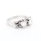 Toi et Moi Ring, 18 Karat Gold, Platin und Diamanten, 20. Jahrhundert, Platin 3