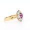 Belle Époque Rubin & Diamant Ring, 1890er-1910er 4