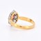 Belle Époque Rubin & Diamant Ring, 1890er-1910er 9