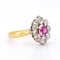 Belle Époque Rubin & Diamant Ring, 1890er-1910er 3