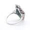 Sechseckiger Art Deco Saphir & Diamant Ring, 1920er 5