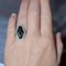 Sechseckiger Art Deco Saphir & Diamant Ring, 1920er 2