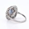 Vintage Saphir & Diamant Ring im Art Deco Stil, 1970er 7