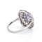 Vintage Saphir & Diamant Ring im Art Deco Stil, 1970er 5