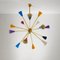 Vintage Sputnik Brass Chandelier, 1960s 3