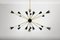 Italian Sputnik Brass Chandelier, 1950s 3