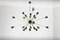 Italian Sputnik Brass Chandelier, 1950s 6