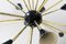 Italienischer Sputnik Kronleuchter aus Messing, 1950er 7